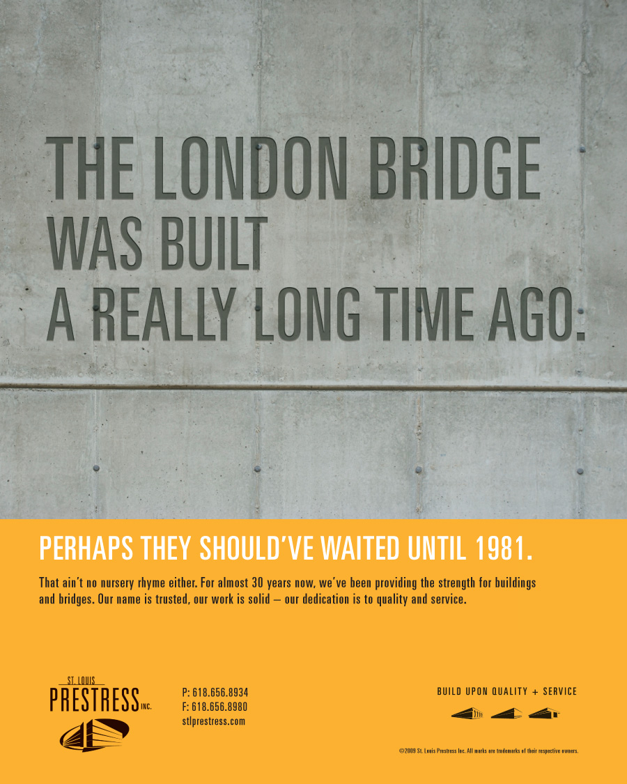 Construction industry advertising A trade journal campaign