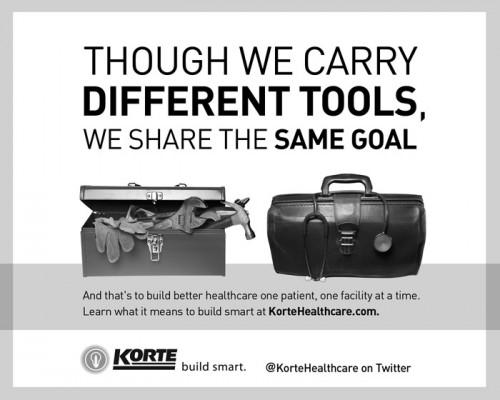 Healthcare construction advertising