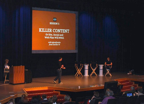 Jon Franko presenting at the November 10, 2011 Get Digital Seminar